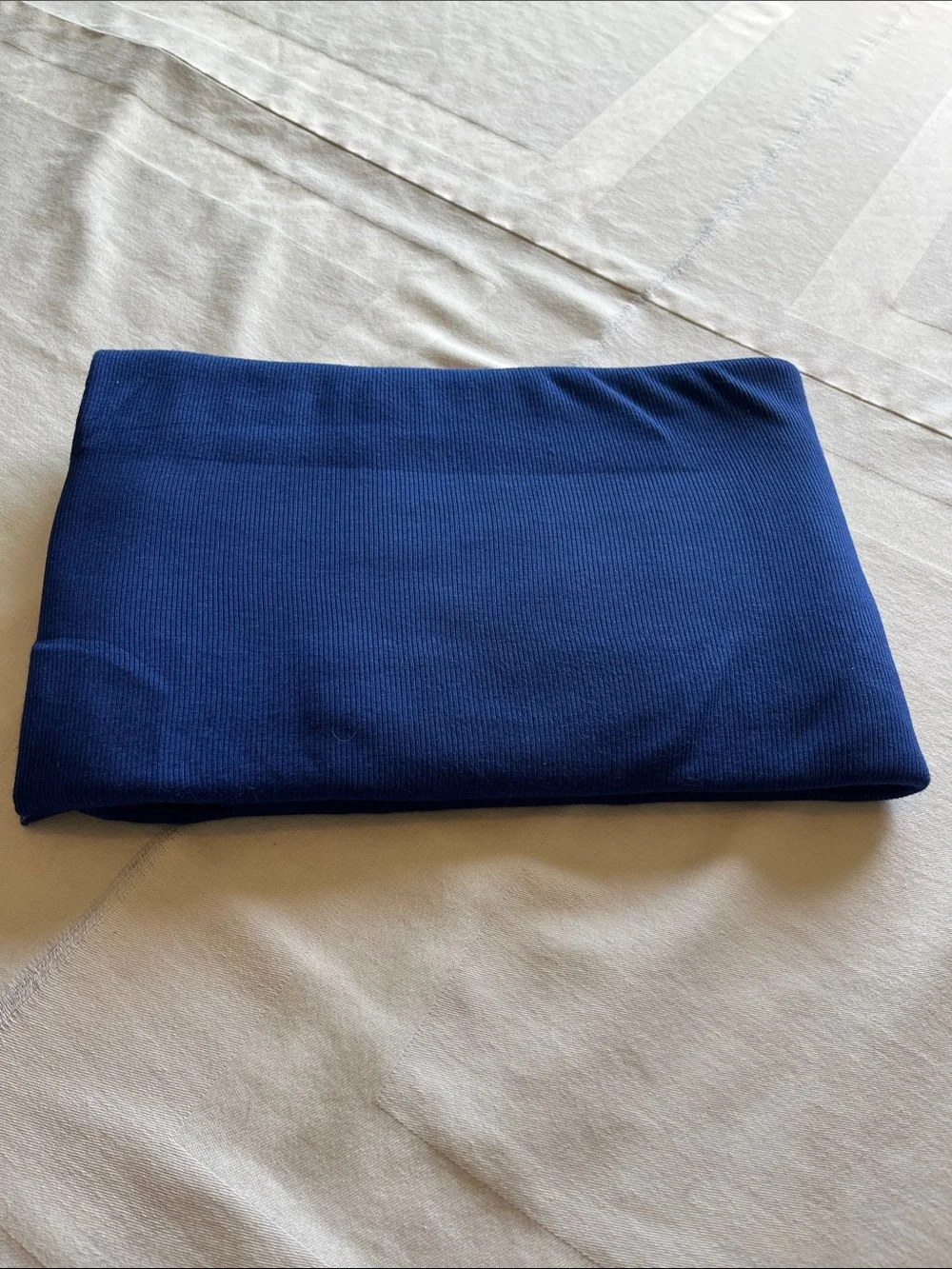 Navy Blue Soft Knit  Spandex Fabric By Stone Harbor Inc 2 Yards